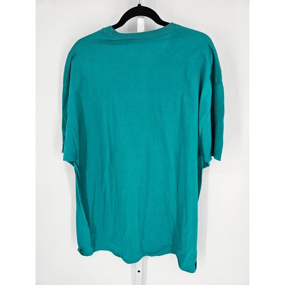 Champion Men's Teal Round Neck Short Sleeve Pullover T-shirt Size XXL - Picture 4 of 4